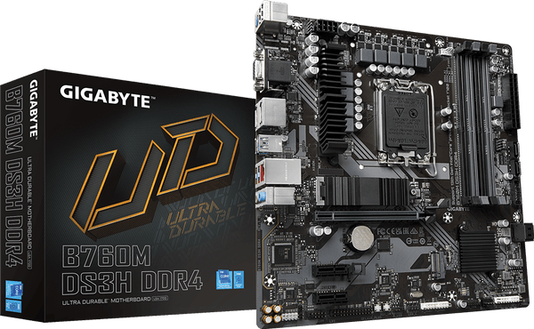 לוח אם Gigabyte B760M DS3H DDR4 mATX LGA1700
