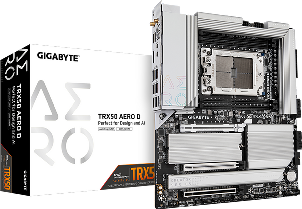 לוח אם Gigabyte TRX50 AERO D E-ATX DDR5 sTR5 Threadripper