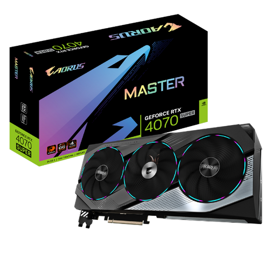 כרטיס מסך Gigabyte GeForce 4070 Super Aorus Master 12GB