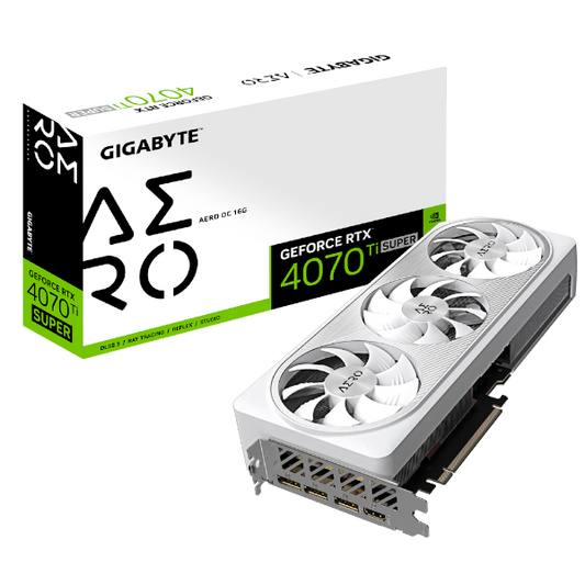 כרטיס מסך Gigabyte GeForce RTX 4070 Ti SUPER AERO OC 16GB