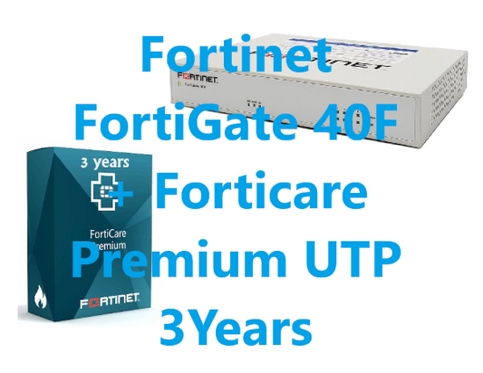 באנדל מכשיר ומנוי FortiGate-40F HW PLUS premium UTP 3 years