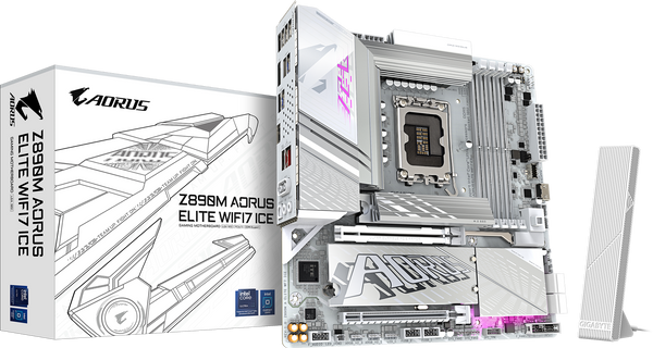 לוח אם אינטל GIGABYTE Z890M AORUS ELITE WIFI7 ICE WIFI7 BT PCIE 5