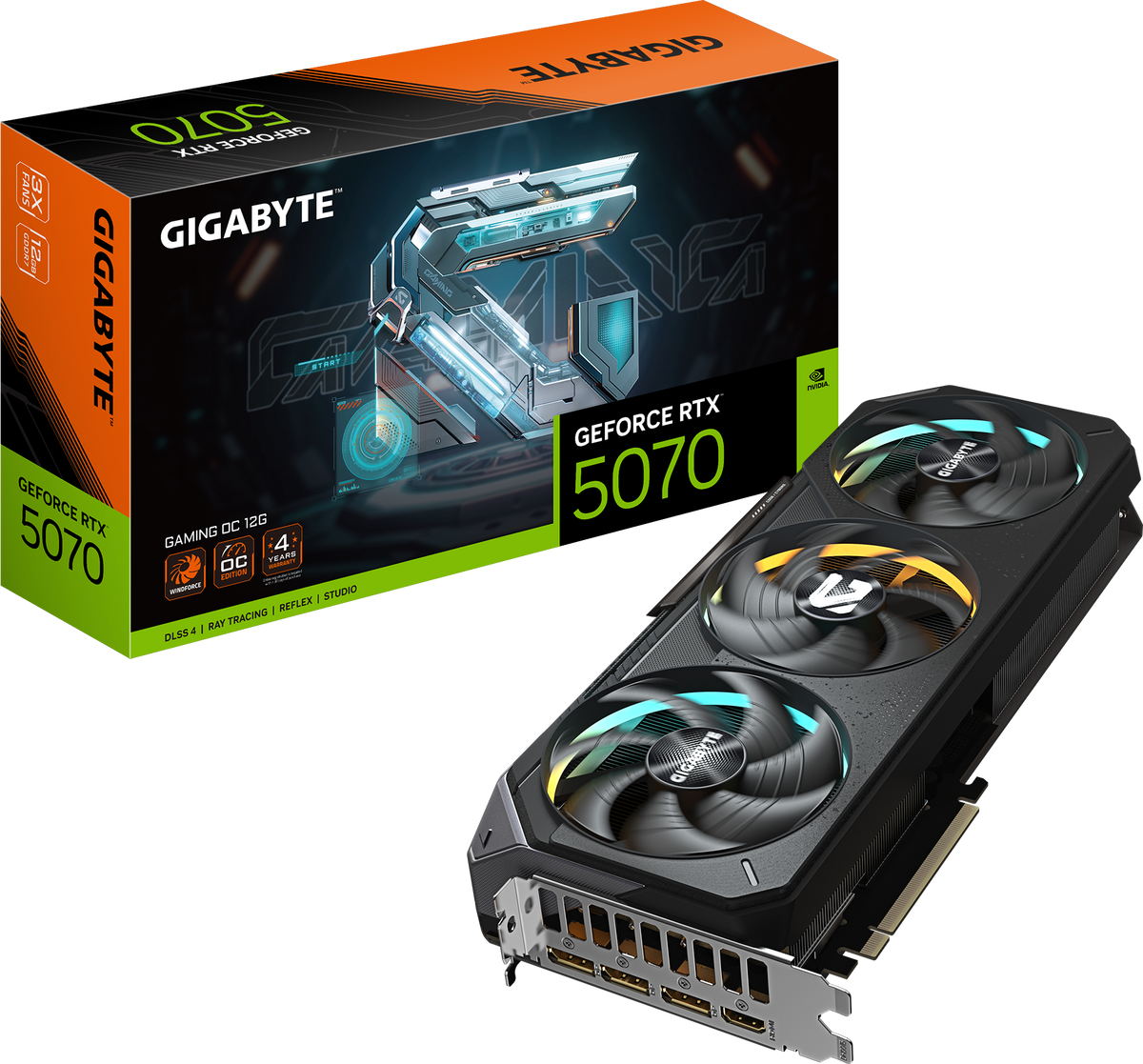 GIGABYTE GeForce RTX 5070 GAMING OC 12G