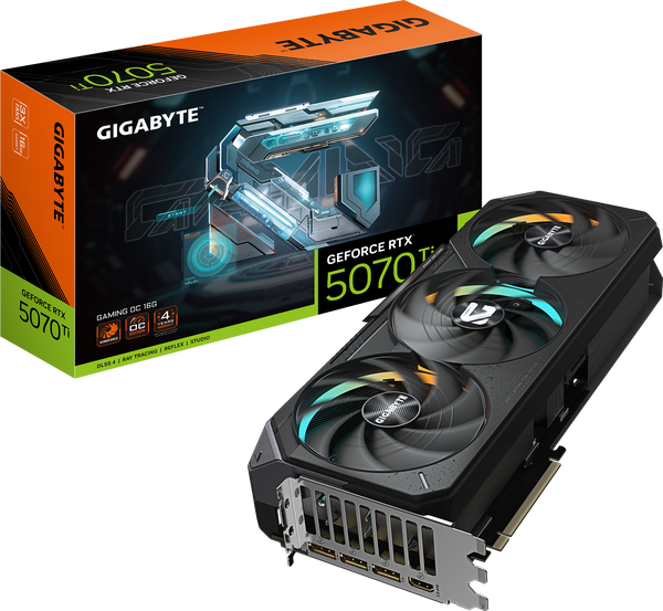 כרטיס מסך GIGABYTE GeForce RTX 5070 Ti GAMING OC 16G