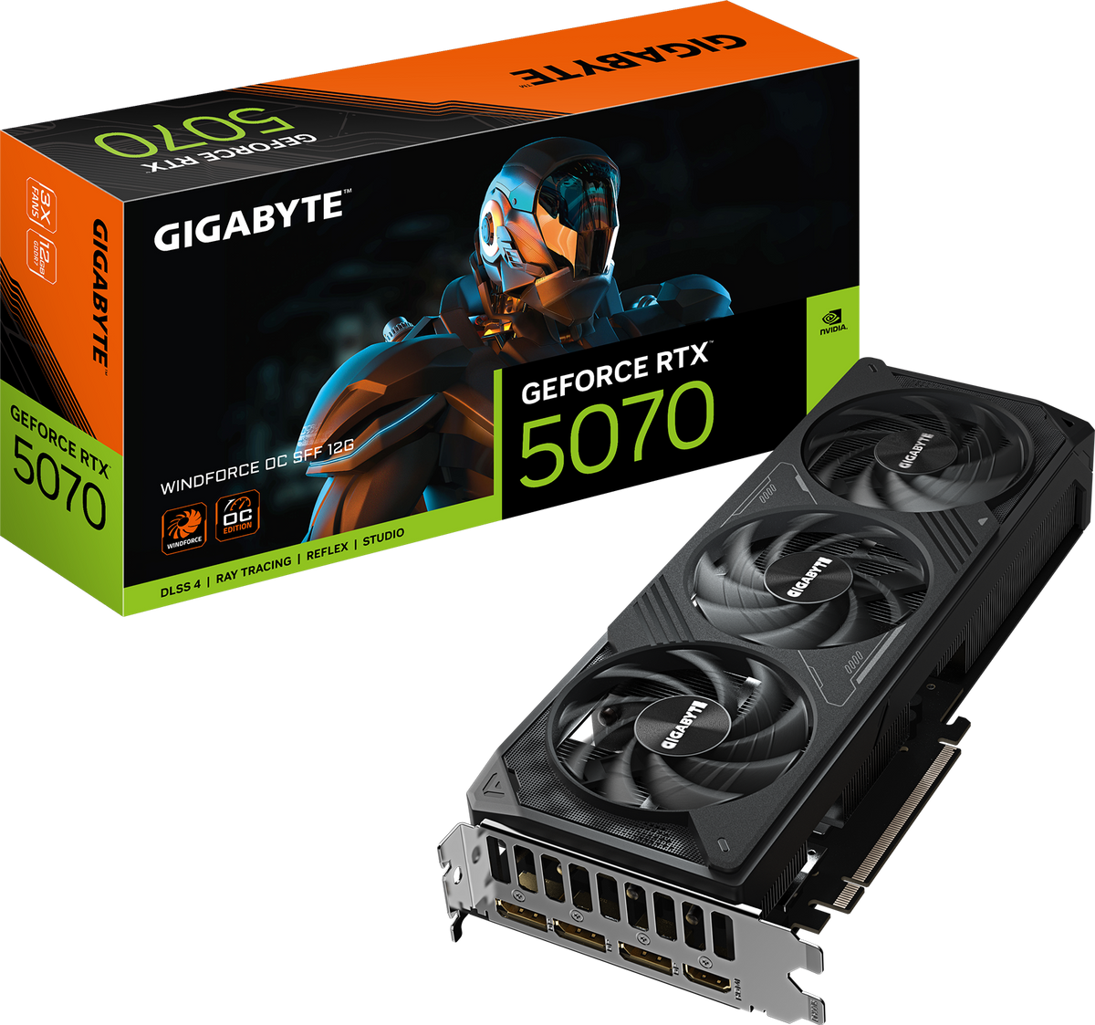 GIGABYTE GeForce RTX 5070 WINDFORCE OC SFF 12G