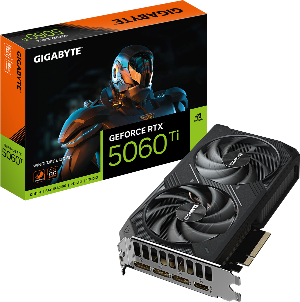 GIGABYTE GeForce RTX 5060 Ti WINDFORCE OC 8G
