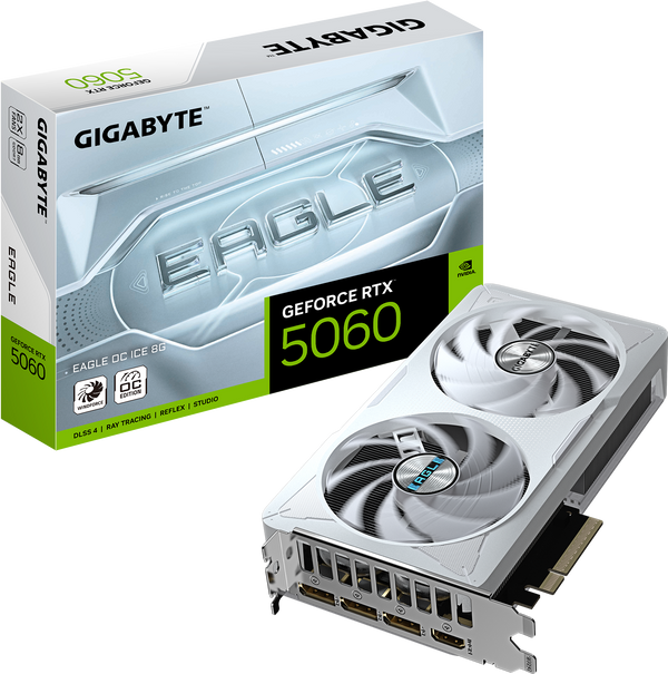 כרטיס מסך Gigabyte GeForce RTX 5060 EAGLE ICE 8GB