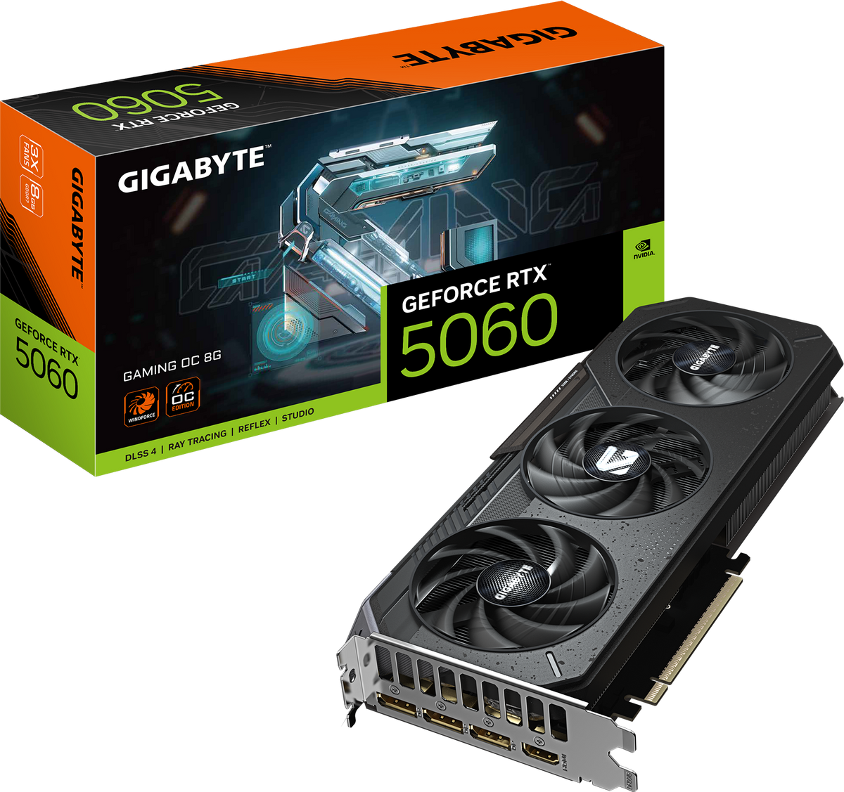 GIGABYTE GeForce RTX 5060 GAMING OC 8G