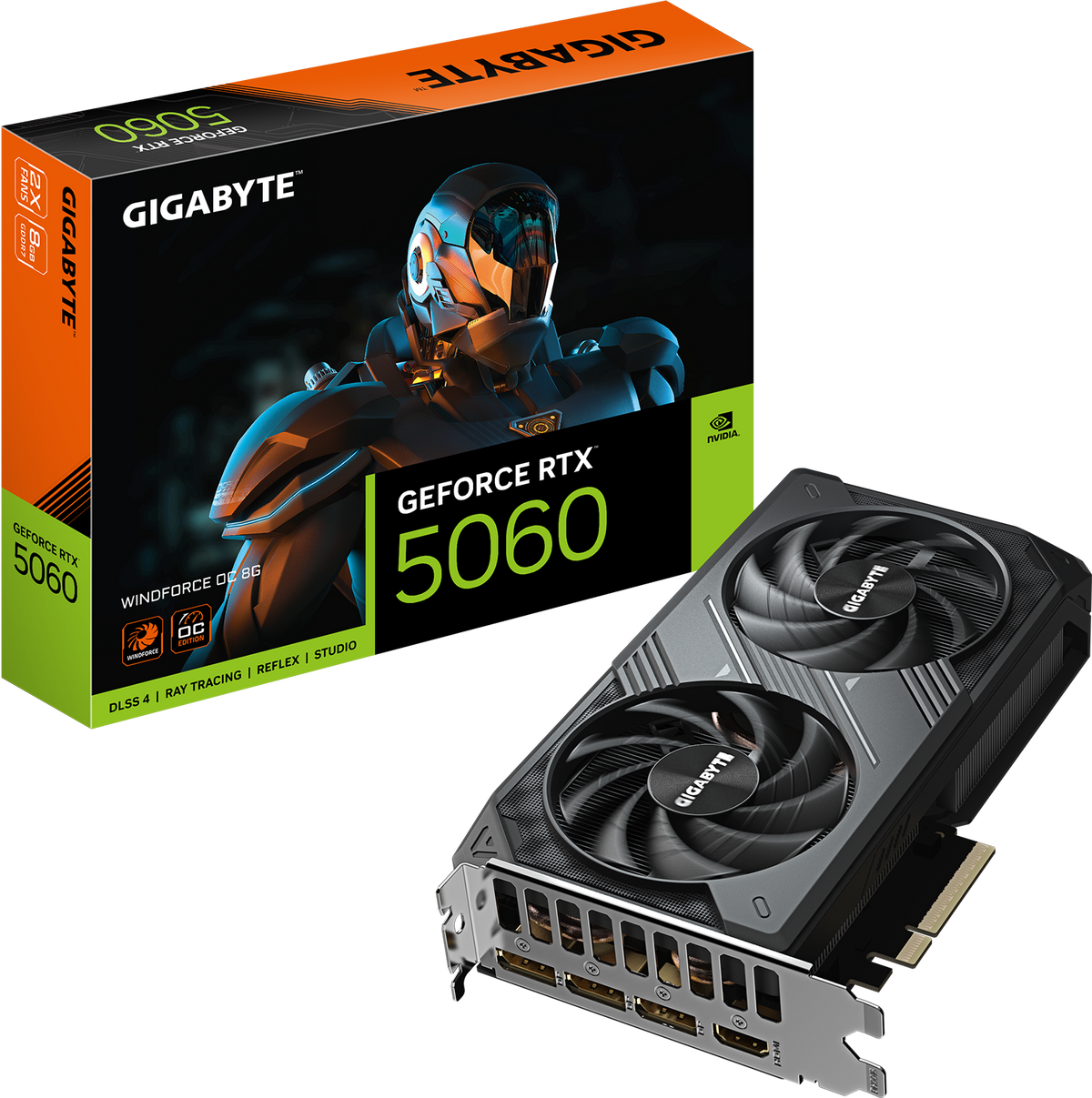 GIGABYTE RTX 5060 WINDFORCE OC 8G