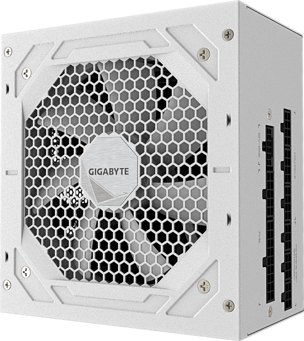 ספק כוח לבן Gigabyte UD850GM PG5 ICE 850W 80 Plus Gold ATX 3.1
