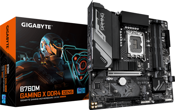 לוח אם Gigabyte B760M GAMING X DDR4 GEN5 mATX LGA1700