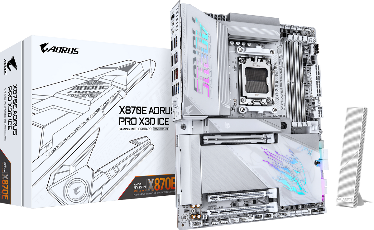 Gigabyte X870E AORUS PRO X3D ICE