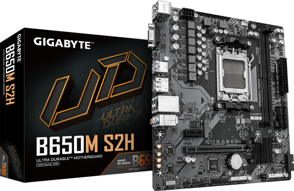 לוח אם Gigabyte B650M S2H mATX DDR5 AM5 DP HDMI