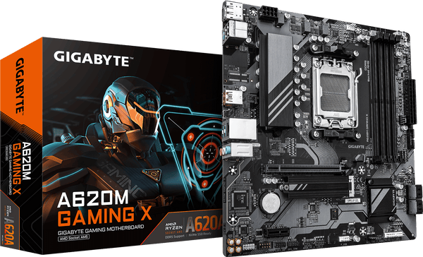 לוח אם Gigabyte A620M GAMING X 2.0 AMD AM5 Micro-ATX