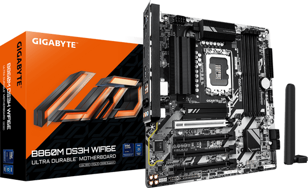 לוח אם Gigabyte B860M DS3H WIFI6E mATX DDR5 LGA1851