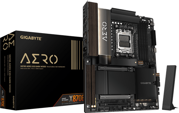לוח אם Gigabyte X870E AERO X3D WOOD ATX DDR5 AM5 WIFI7