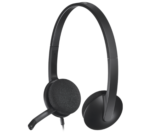 אוזניות Logitech USB Headset H340 With Microphone