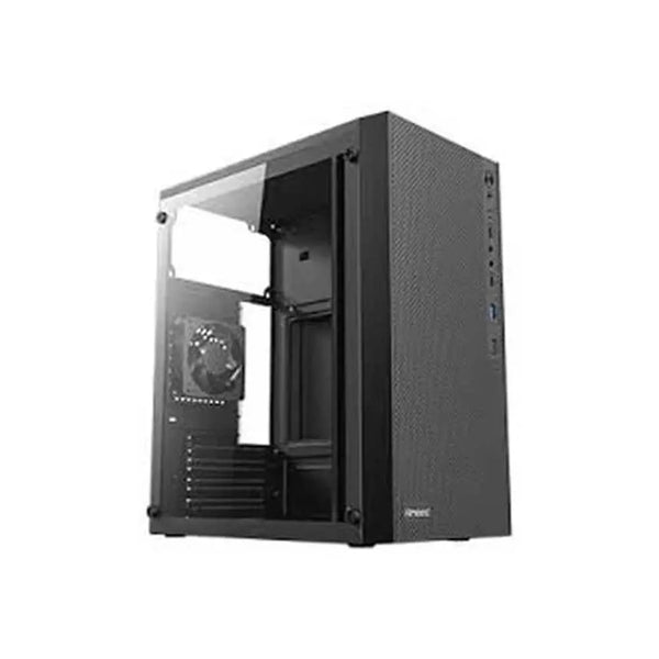 מארז Antec ST10M TG Mini Tower Micro-Atx Black Glass Side Panel