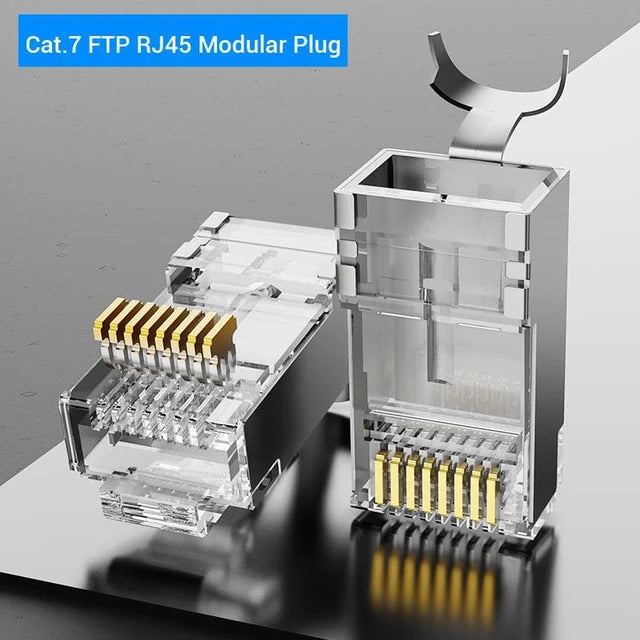 RJ45 Shielded Male Connector Cat7