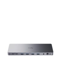 תחנת עגינה Cudy CS700 Dual 4K 10Gbps USB-C PD 100W