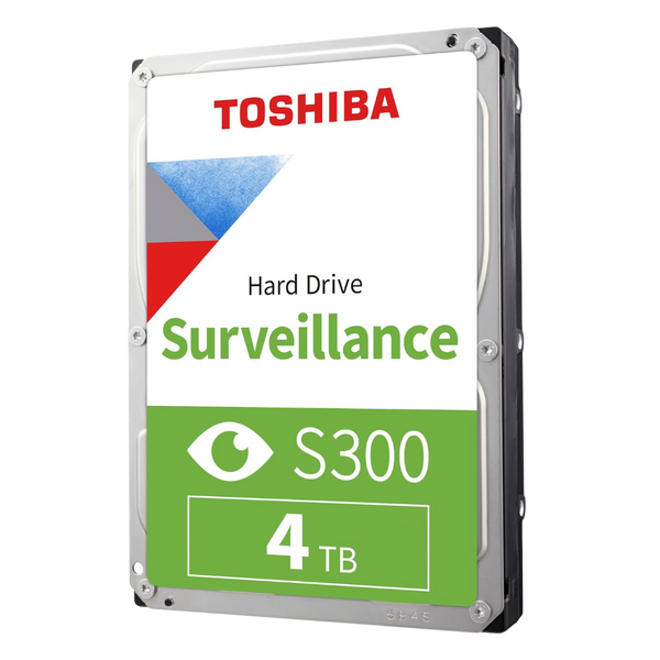 דיסק פנימי למצלמות TOSHIBA S300 4TB SATA 5400RPM 256MB