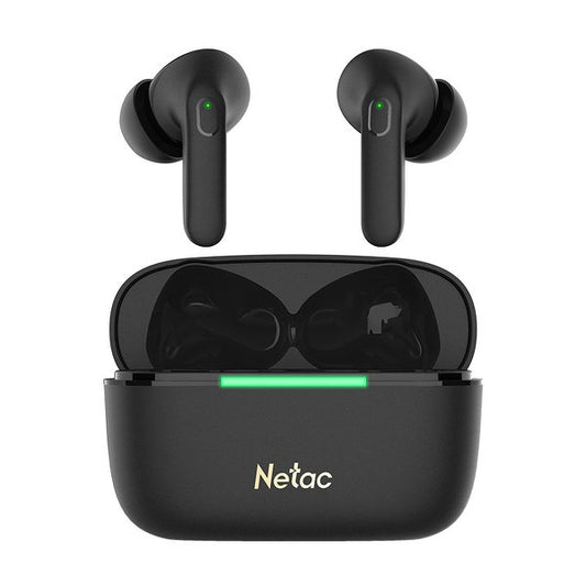 אוזניות NETAC LK65 Bluetooth 5.3 Up to 5.5Hrs Play Black Stereo