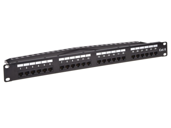פנל 24 מחברים RJ-45 CAT 6
