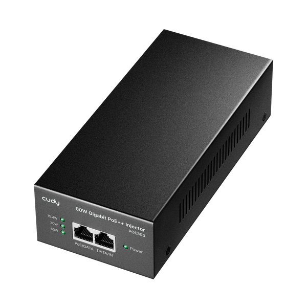 מזרק Cudy 60W Gigabit PoE Injector Adapter up to 100 Meters