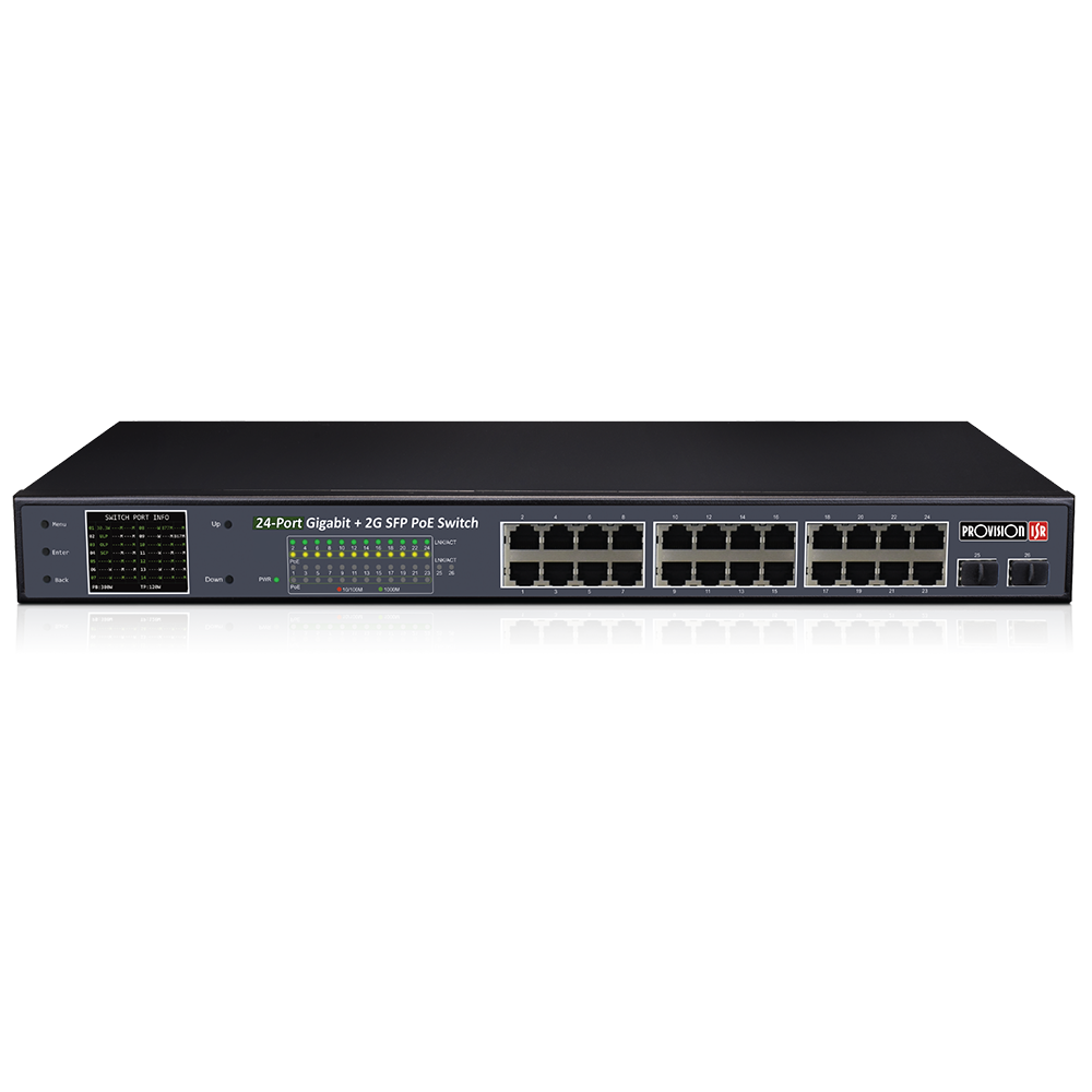 Provision POES-24370GCL+2SFP 24 Port PoE Switch