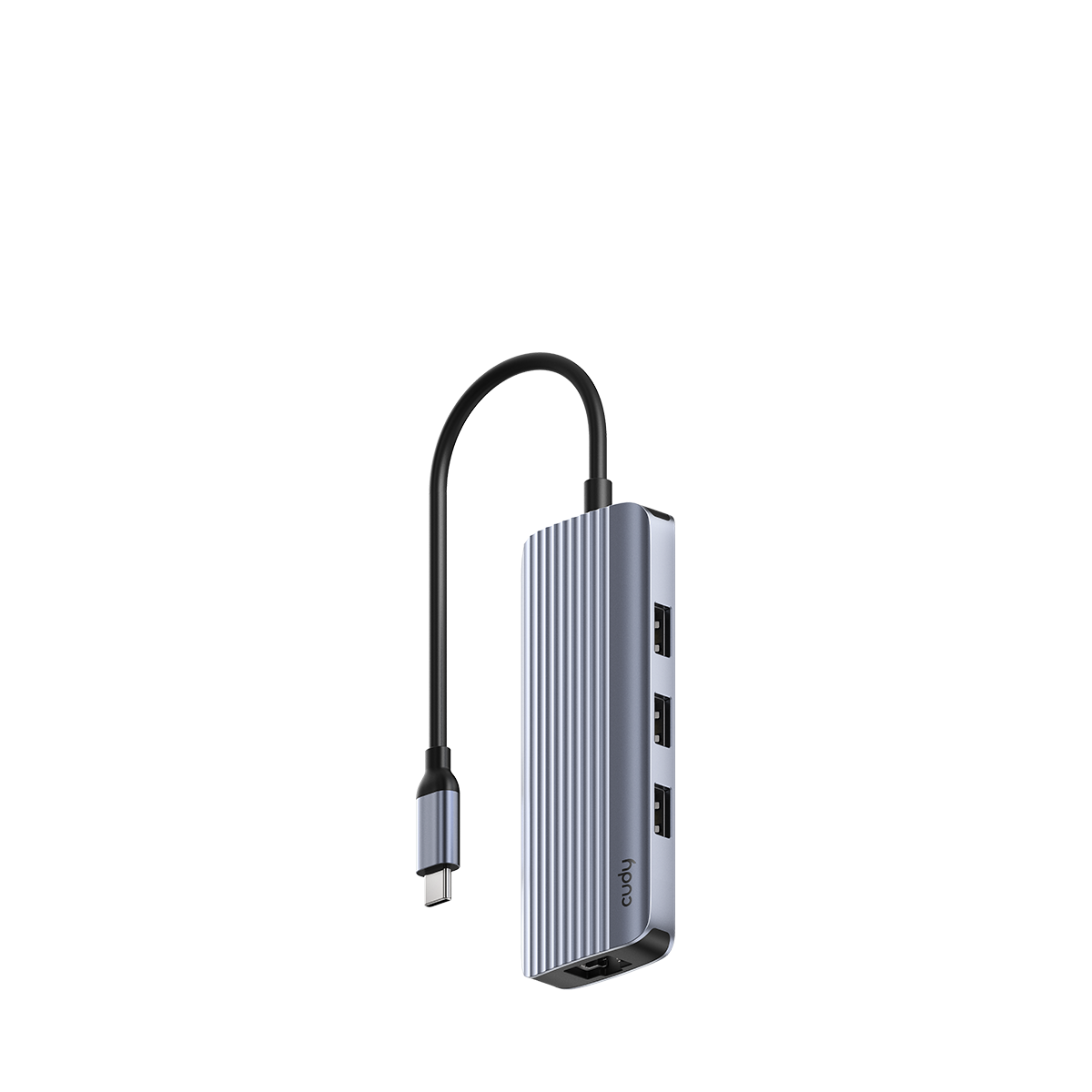 תחנת עגינה Cudy UH606 4K-60Hz HDMI 100W PD 6-IN-1 USB-C Hub
