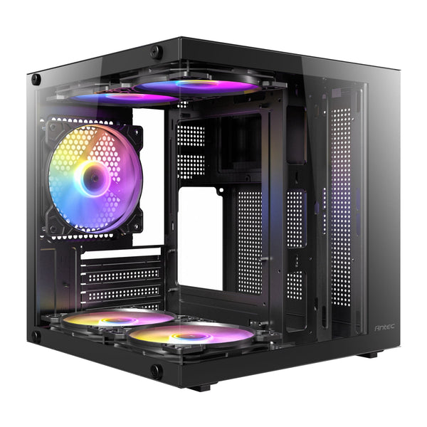 מארז Antec VCX10M ARGB Mini Tower Micro-Atx 5XARGB 120mm Fan