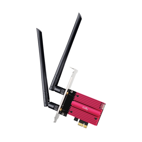 כרטיס רשת CUDY WE9300 PCIE WIFI7 BT5.4 6GHz UP TO 5760 Mbps
