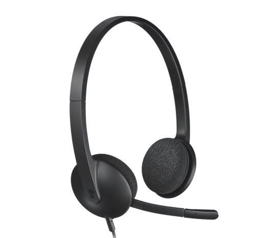 אוזניות Logitech USB Headset H340 With Microphone