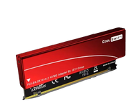 כרטיס הרחבה PCIe x16 to M.2 Adapter w/HS Support 2280 M.2
